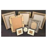 LR - Ornate Picture Frame Lot - 5 Large Frames + 2 Small Frames, Art Deco Style