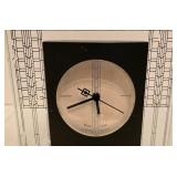 LR - Howard Miller Wall Clock & Bulova Art Deco Tabletop Clock