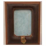LR - Three-Panel Wood Trifold Photo Frame Display & Assorted Frames Lot