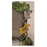 LR - Three-Panel Wood Trifold Photo Frame Display & Assorted Frames Lot