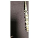 LR - Capco Glass Salt & Pepper Shaker Set - 8 Shakers, Wiener Dogs, Blue Square Shakers, Utensils