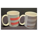 LR - Personalized Pooch Dog Mugs - 6-Piece Set with Colorful Stripes & Quotes