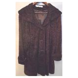 LR - Vintage Larry Levine Faux Fur Coat - 2X - Made in China
