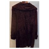 LR - Vintage Larry Levine Faux Fur Coat - 2X - Made in China