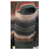 LR - Eddie Bauer Outdoor Outfitters Parka - Green, Striped Fleece Lining, Men