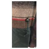 LR - Eddie Bauer Outdoor Outfitters Parka - Green, Striped Fleece Lining, Men