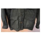 LR - Eddie Bauer Outdoor Outfitters Parka - Green, Striped Fleece Lining, Men