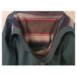 LR - Eddie Bauer Outdoor Outfitters Parka - Green, Striped Fleece Lining, Men