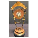 LR - Parvenue Cupid Clock - Marble-Look Base