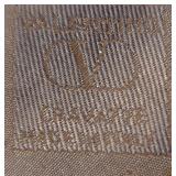 Valentino Cravatte Necktie - Black with Small Orange Diamond Pattern