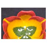 LR - Caleca Hand Painted Bowl with 3 Tulip Bowls & Blue Bowl - Hand Painted in Italy