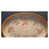 LR - Savironda Mexican Ceramic Set: Terracotta Platter, Spoon Rest, Mugs & D.A. Mano Italian Mug