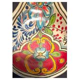 LR - Savironda Mexican Ceramic Set: Terracotta Platter, Spoon Rest, Mugs & D.A. Mano Italian Mug