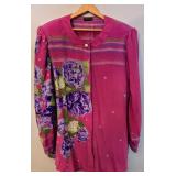 LR - Vintage Princess Florence Skirt Suit & Blouse - Vintage Wool - Blue