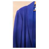 LR - Vintage Princess Florence Skirt Suit & Blouse - Vintage Wool - Blue