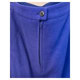 LR - Vintage Princess Florence Skirt Suit & Blouse - Vintage Wool - Blue