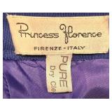 LR - Vintage Princess Florence Skirt Suit & Blouse - Vintage Wool - Blue