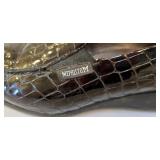 LR - Mephisto AirJet Crocodile-Texture Leather Loafers - Black - Made in Portugal