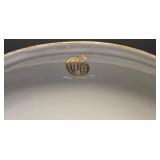 K - J Preziosi Lavorato Glass - Linen Effects Versailles Ambience Bowl - Murano Goblet - Imperial Plate