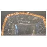 K - J Preziosi Lavorato Glass - Linen Effects Versailles Ambience Bowl - Murano Goblet - Imperial Plate