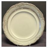 K - J Preziosi Lavorato Glass - Linen Effects Versailles Ambience Bowl - Murano Goblet - Imperial Plate