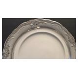 K - J Preziosi Lavorato Glass - Linen Effects Versailles Ambience Bowl - Murano Goblet - Imperial Plate