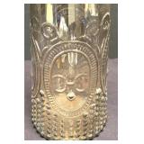 K - J Preziosi Lavorato Glass - Linen Effects Versailles Ambience Bowl - Murano Goblet - Imperial Plate