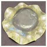 K - J Preziosi Lavorato Glass - Linen Effects Versailles Ambience Bowl - Murano Goblet - Imperial Plate