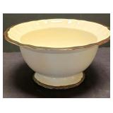 K - J Preziosi Lavorato Glass - Linen Effects Versailles Ambience Bowl - Murano Goblet - Imperial Plate