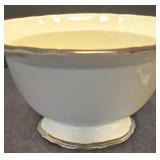 K - J Preziosi Lavorato Glass - Linen Effects Versailles Ambience Bowl - Murano Goblet - Imperial Plate