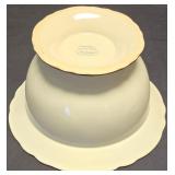 K - J Preziosi Lavorato Glass - Linen Effects Versailles Ambience Bowl - Murano Goblet - Imperial Plate