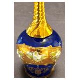 K - J Preziosi Lavorato Glass - Linen Effects Versailles Ambience Bowl - Murano Goblet - Imperial Plate