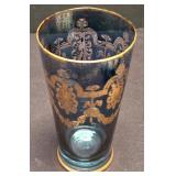 K - J Preziosi Lavorato Glass - Linen Effects Versailles Ambience Bowl - Murano Goblet - Imperial Plate