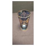 K - J Preziosi Lavorato Glass - Linen Effects Versailles Ambience Bowl - Murano Goblet - Imperial Plate