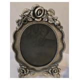 LR - Antique Ornate Picture Frames (Lot of 7) - Silver-Plated & Gold-Tone
