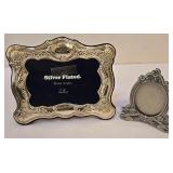 LR - Antique Ornate Picture Frames (Lot of 7) - Silver-Plated & Gold-Tone