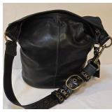 LR - Coach F0793-11423P Leather Purse - Black