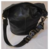 LR - Coach F0793-11423P Leather Purse - Black