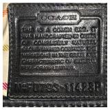 LR - Coach F0793-11423P Leather Purse - Black