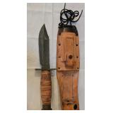 LR - Ontario 9-87 Military Knife - Leather Sheath