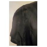 LR - Vintage Princess Florence Green Skirt Suit with Black Blouse - Made in Italy