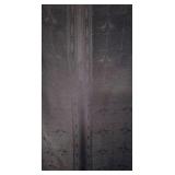 LR - Vintage Princess Florence Green Skirt Suit with Black Blouse - Made in Italy