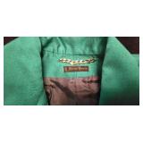 LR - Vintage Princess Florence Green Skirt Suit with Black Blouse - Made in Italy