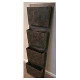 LR - Decorative Hanging Metal Filing System - 4-Drawer