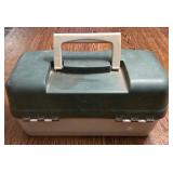 LR - Plano 3-Tray Tackle Box w/ Lures, Minnow Bucket & Knife