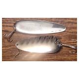 LR - Len Thompson Vintage Spoons Lot - Hunter Tail & Huskie Junior Lures
