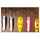 LR - Vintage Dardevle Spoons Lot - Assorted Colors