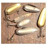 LR - Vintage Dardevle Spoons Lot - Assorted Colors