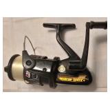 LR - Pair of Quantum QMD Series Spinning Reels and Abu Garcia Cardinal Black Max Spinning Reel