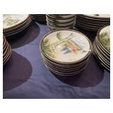 Vintage Kutani China Pieces, Hand Painted Made in Japan